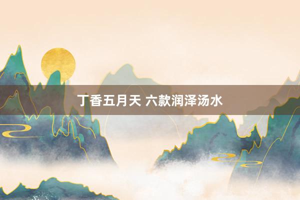 丁香五月天 六款润泽汤水