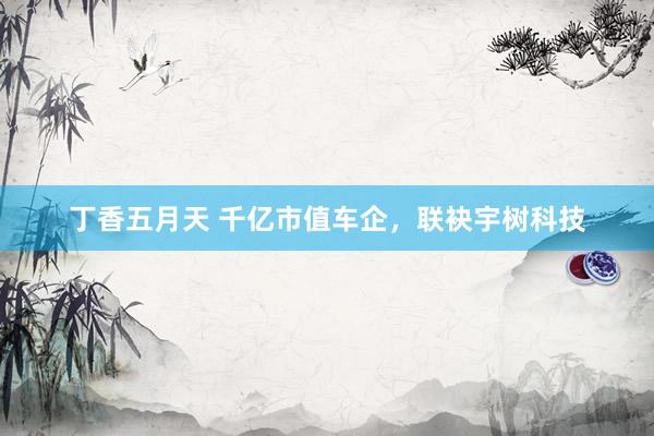 丁香五月天 千亿市值车企，联袂宇树科技